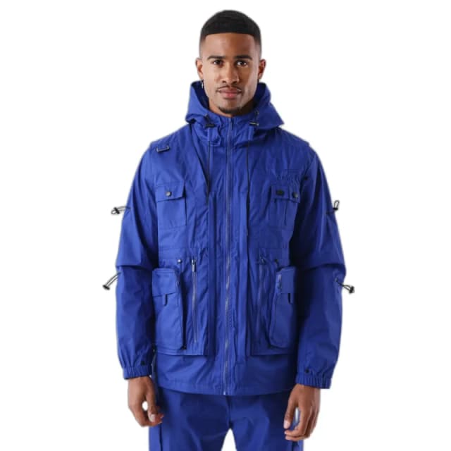 Project X Paris 3-in-1 technical hooded jacket Project X Paris Kalash Bleu Male 2XL