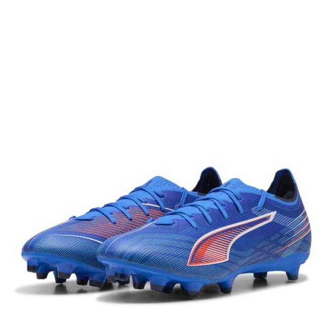 Puma Ultra 6 Match Adults Firm Ground Football Boots Blue/White male 9.5 (44)