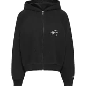 Tommy Jeans Tjw Bxy Signature Zip Hoodie - Black