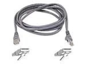 Belkin High Performance - Patch cable - RJ-45 (M) - RJ-45 (M) - 1m - UTP - ( CAT 6 ) - gray