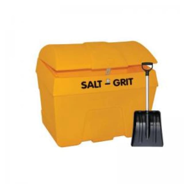 Slingsby Slingsby Heavy Duty Salt and Grit Bin without Hopper Feed with Hasp Yellow 200L 389095 389095