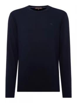 Mens Michael Kors Cotton Crew Neck Blue