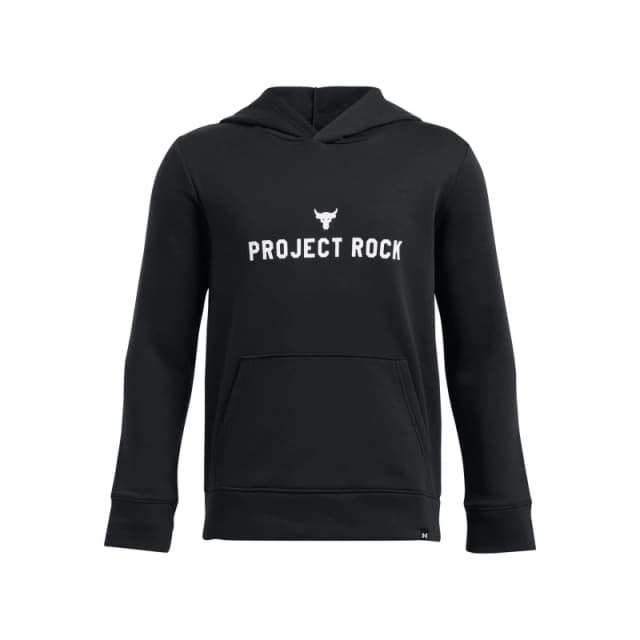 Under Armour Project Rock Rival Hoody Black male 7-8