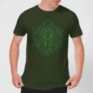 Harry Potter Morsmordre Dark Mark Mens T-Shirt - Forest Green - L