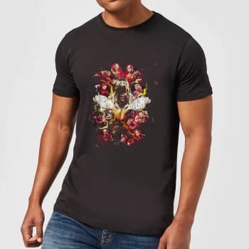 Avengers Endgame Distressed Thanos Mens T-Shirt - Black - 3XL - Black