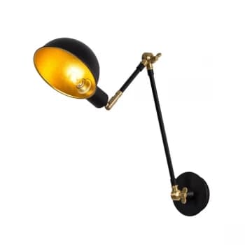 Sivani - MR-658 Black Gold Wall Lamp