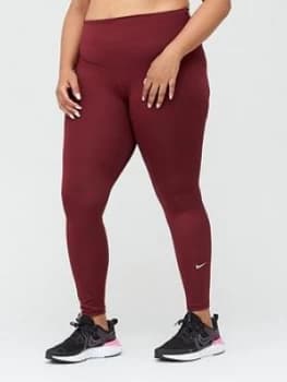 Nike The One Curve Legging - Dark Beetroot