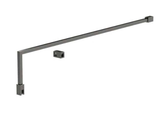 Balterley Wetroom Screen Support Arm - Brushed Pewter Silver