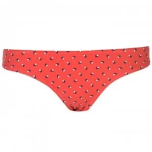 French Connection Fleur Classic Bikini Bottoms - FIRECORALPRINT