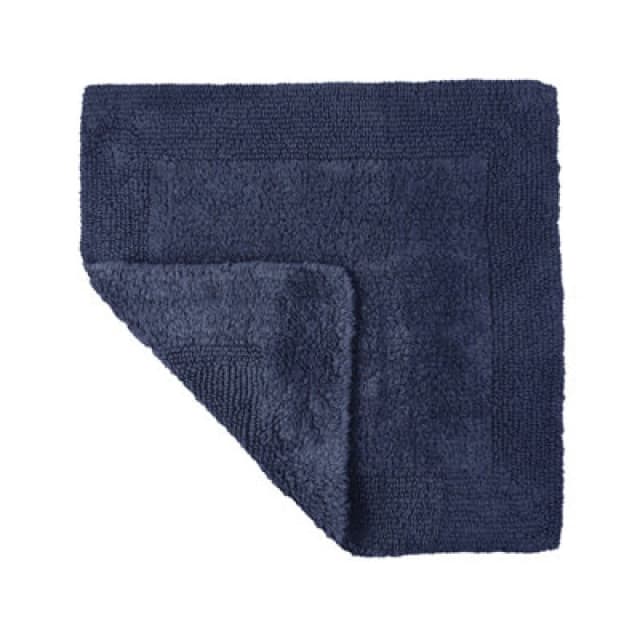 Allure Bath Fashions Elegance Reversible Heavyweight Shower Mat - Navy