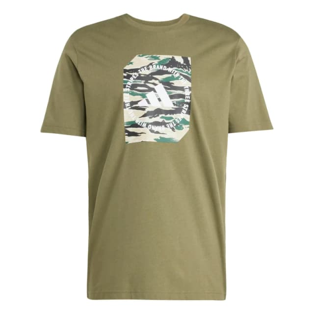 Adidas T-Shirt adidas Camo Shape Graphic Vert Male 2XL