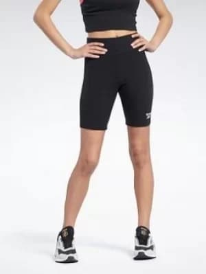 Reebok Classics Legging Shorts, Black, Size L, Women