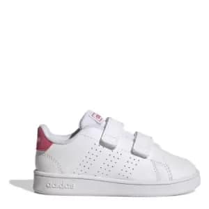 adidas Advantage Infant Girls Trainers - White