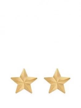 Love Gold 9Ct Gold Star Stud Earrings