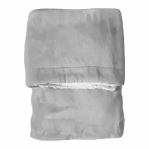 Crossland Grove Sherpa Throw Silver 1520x1770mm