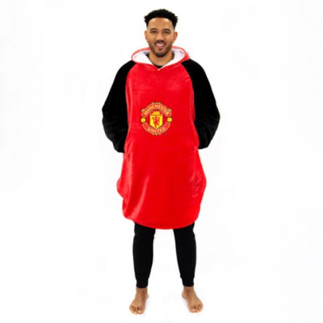 MAN UNITED Manchester United Wearable Hooded Fleece Large