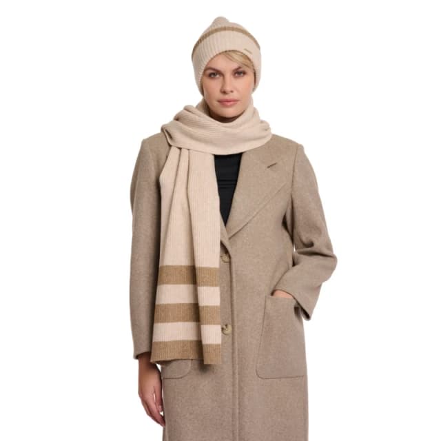 Rino & Pelle Womens scarf Rino & Pelle Hetty Beige Female TU