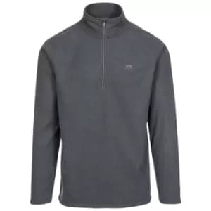 Trespass Mens Keynote Fleece Top (S) (Charcoal Grey)