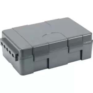 MLA Knightsbridge IP55 Weatherproof Garden Box - Grey - JB55