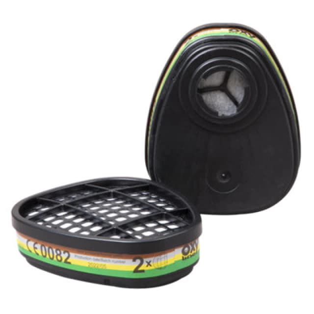 Sealey Worksafe ABEK1 Filter Cartridges for 9000 Respirators 9002 Pack Qty: Pack of 2