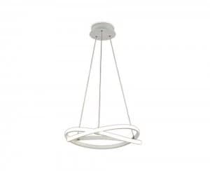 Ceiling Pendant 42W LED 3000K, 3400lm, Dimmable White Acrylic