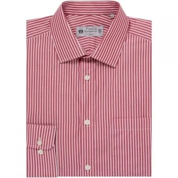 Turner and Sanderson Rowallane Bengal Stripe Shirt - Red