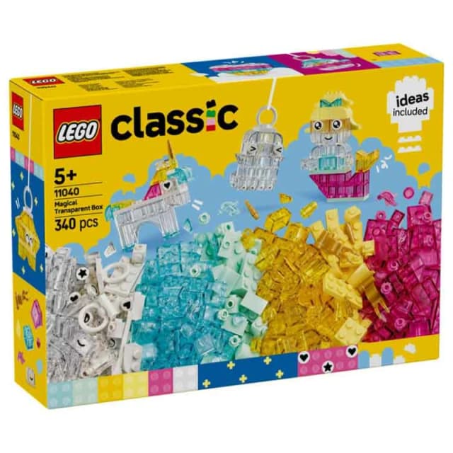 Lego Classic Magical Transparent Box Set 11040 One Colour WEOR9 Unisex