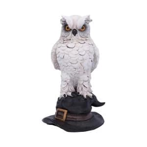 Soren White Owl Figurine