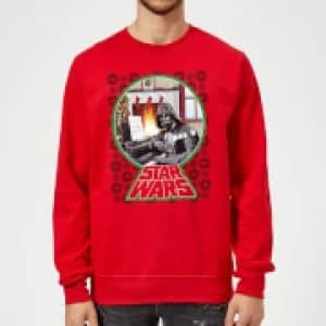 Star Wars A Very Merry Sithmas Christmas Sweatshirt - Red - L