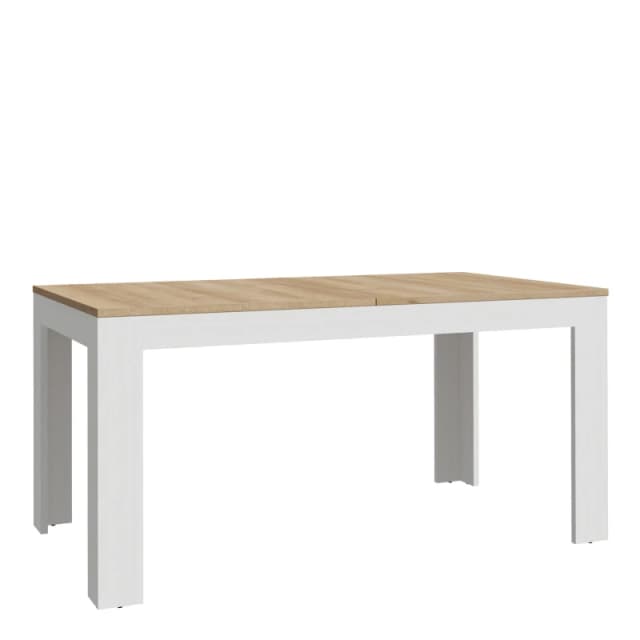 Furniture To Go Bohol Extending Dining Table in White White Unisex