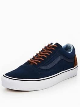 Vans Ua Old Skool BlueTan Size 12 Men