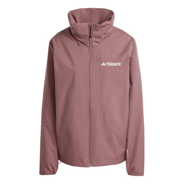 adidas Multi Essentials 2L Rain Jacket Womens Quiet Crimson female 10 (S)