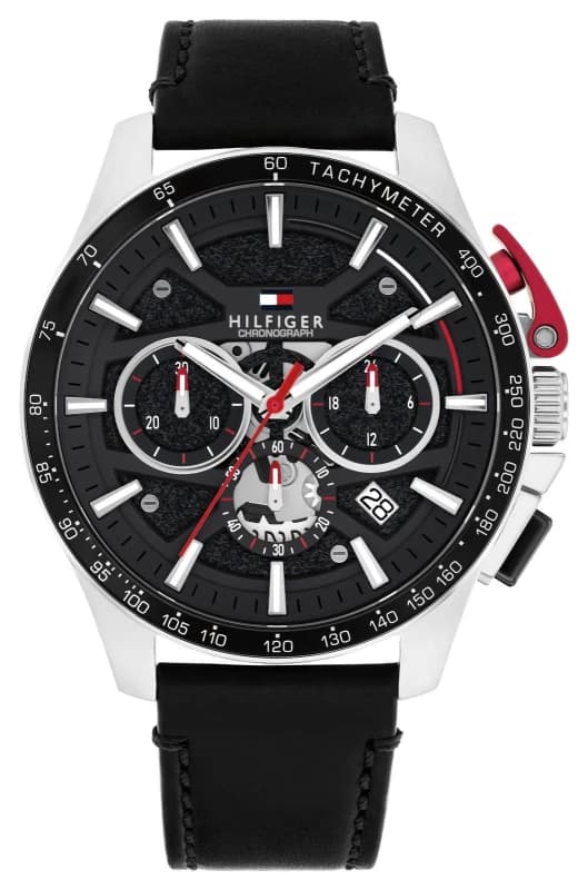 Tommy Hilfiger 1792258 BANK Quartz Chronograph (44mm) Black Watch