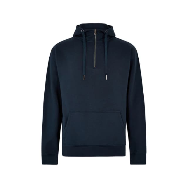 Kustom Kit Mens Quarter Zip Hoodie in Navy Size: XS Navy Male XS