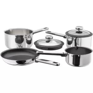 Stellar Stay Cool 4 Piece Draining Saucepan Set