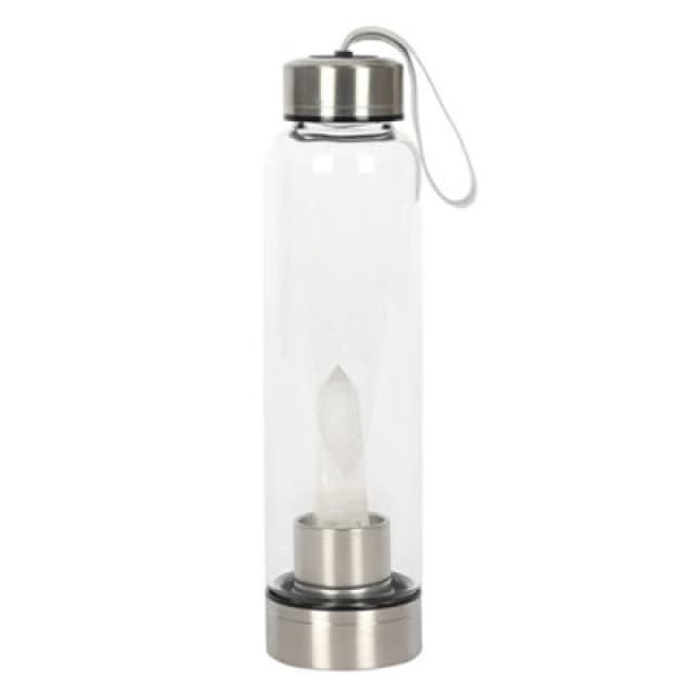 Something Different Something Different Quartz Water Bottle in Clear Clear One Size Unisex 5059958496798