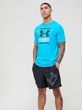 Under Armour Training GL Foundation Short Sleeve T-Shirt - Blue/Black Size M Men