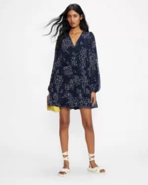 Tiered Swing Mini Dress