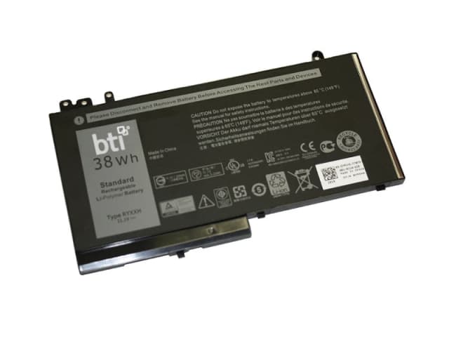 BTI BTI Replacement Battery for Latitude E5250 E5240 E5550 11 (3150) 11 (3160) replacing OEM part numbers RYXXH 0RYXXH YD8XC 451-BBJR 451-BBLH // 11.1