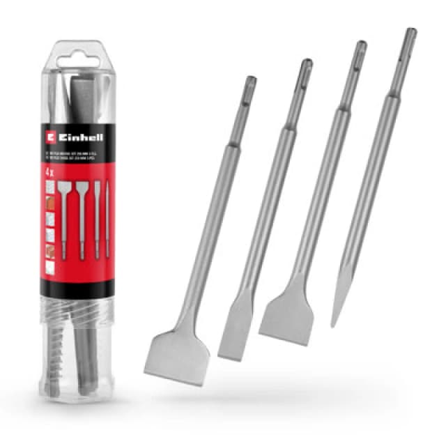 Einhell 4 Piece SDS Plus Chisel Set 49247205
