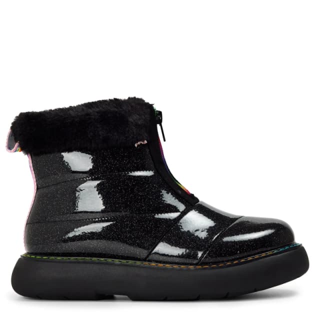 Toms Glitter Puff Boot Ladies Black female 3 (35.5)