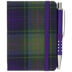 Heather Tartan: Mini Notebook with Pen: 10.5 x 7cm: Scottish Traditions: Waverley Genuine Tartan Cloth Commonplace Notebook...