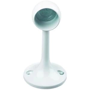 Wickes Interior Wardrobe Rail Deluxe Socket - 25mm White Pack of 2