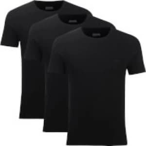 Hugo Boss 3 Pack Core Lounge T-Shirts Black Size 2XL Men
