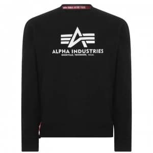 Alpha Industries Basic Sweater - Black