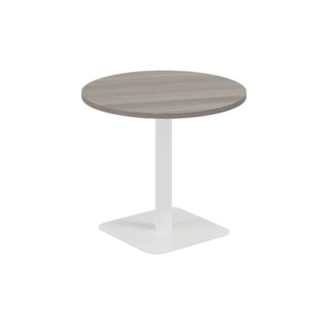 Jemini Origin Round Coffee Table 800x725mm Grey Oak/White KF800222