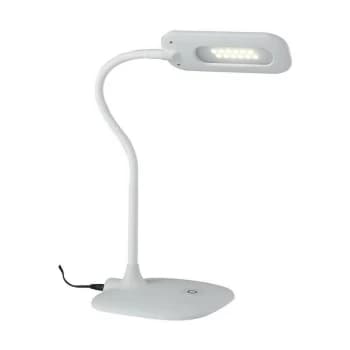Fan Europe Lighting - Fan Europe DARWIN LED Reading Desk Lamp White 450lm 4000K Dimmable 16x16x53.5cm