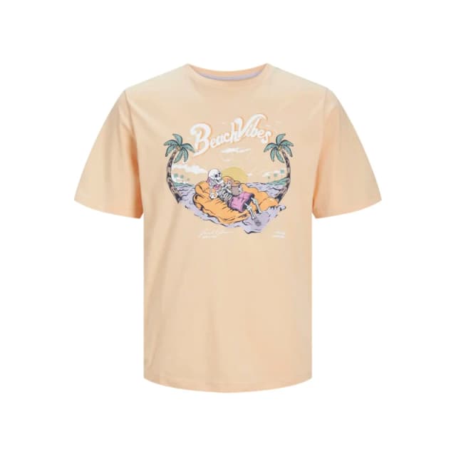 jack & jones T-Shirt round neck child Jack & Jones Zion Beige Male 10 ans