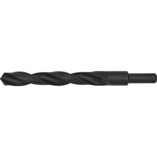 Loops 18.5 x 200mm HSS Roll Forged Blacksmith Drill Bit - Reduced Shank - 140mm Flute Black