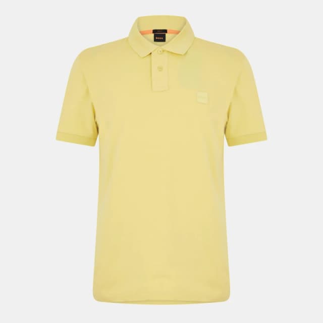 Boss Mens HBO Passenger Premium Design Polo Shirt Yellow 751 male S